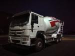 9 Cubic Meters Concrete Mixer Truck , Sinotruk Howo 336hp Ready Mix Cement Truck