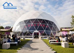 Quality Breathable Big Transparent Geodesic Dome Tent With Steel Frame Affordable Luxury Tents wholesale