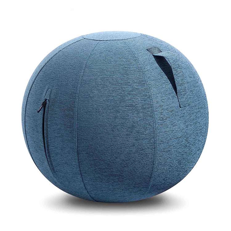 Improve Your Office Fitness with 55cm Yoga Ball Cover Exercise Inflatable Pvc Ball