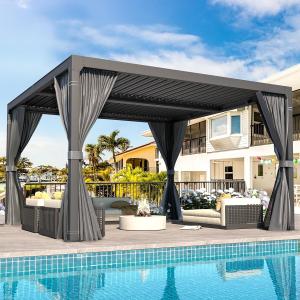 Quality Aluminum Alloy Pavilions Traditional Materials Solving Your Outdoor Space Woes wholesale