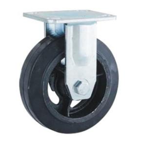 Quality 6 Inch Heavy Duty Caster Wheels Rubber Caster Iron Wheels wholesale