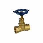 Forged Brass Gate Valves Wheel Hand 1/2 In - 2 In Female Thread Cut Off Valves