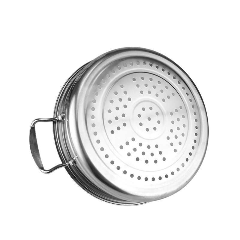 Fancy design 12pcs stainless steel cookware set with metal lid