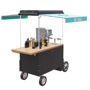 Quality Solid Wood Table 220V 4500W 300KG Beverage Vending Cart wholesale