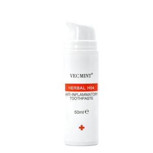 Quality VECMINT Herbal H04 Anti - Inflammatory Toothpaste - 50ml, Soothe Oral Inflammation Naturally wholesale