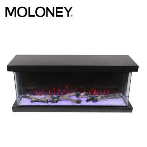 Quality 47'' 120cm Three Sided Electric Fireplace Insert With Remote wholesale