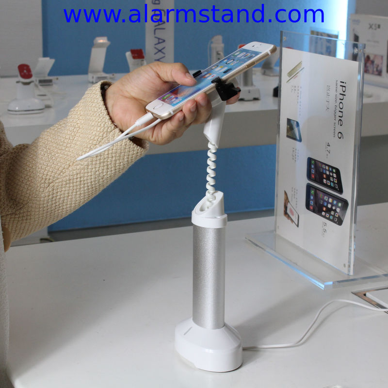 COMER cable lock devices single alarm anti-theft security gripper mobile phone