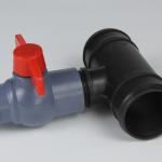 Blue Black PVC Ball Valve OEM Plastic Ball Valve In The Agricultural Industry