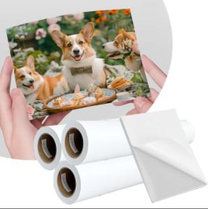 Quality 108gsm Pigment Dye Inkjet Label Matte Self Adhesive Sticker Paper wholesale