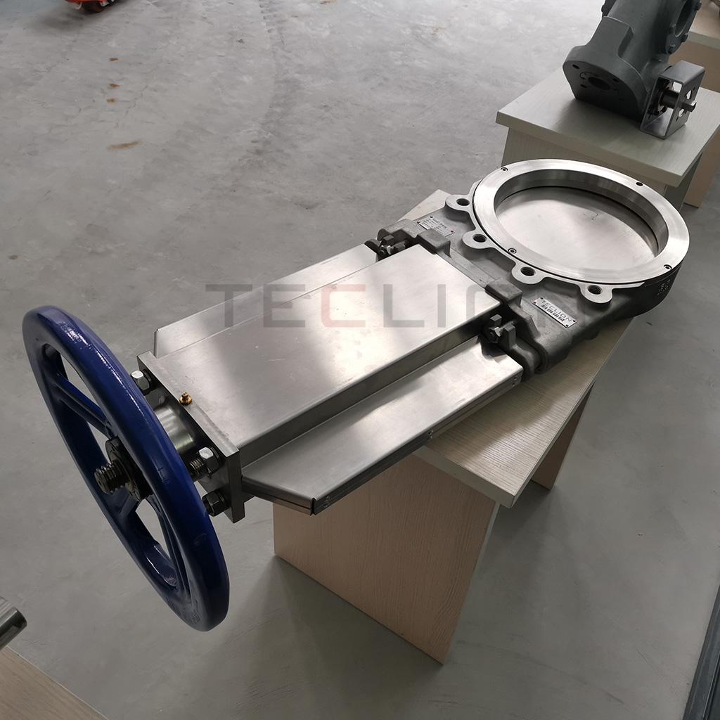 Cast Steel Slide Pneumatic Knife Gate Valve DN150-DN400