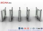 Stylish Optical Speed Gate Turnstile Bi - Directional Pedestrian Queuing Systems