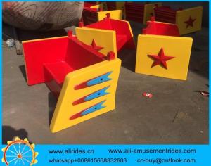Quality twin flight ride entertainment hot story kiddie hully gully wholesale