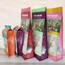 8 Side Sealing Zipper Flat Bottom Pouch Sample With Digital Printing