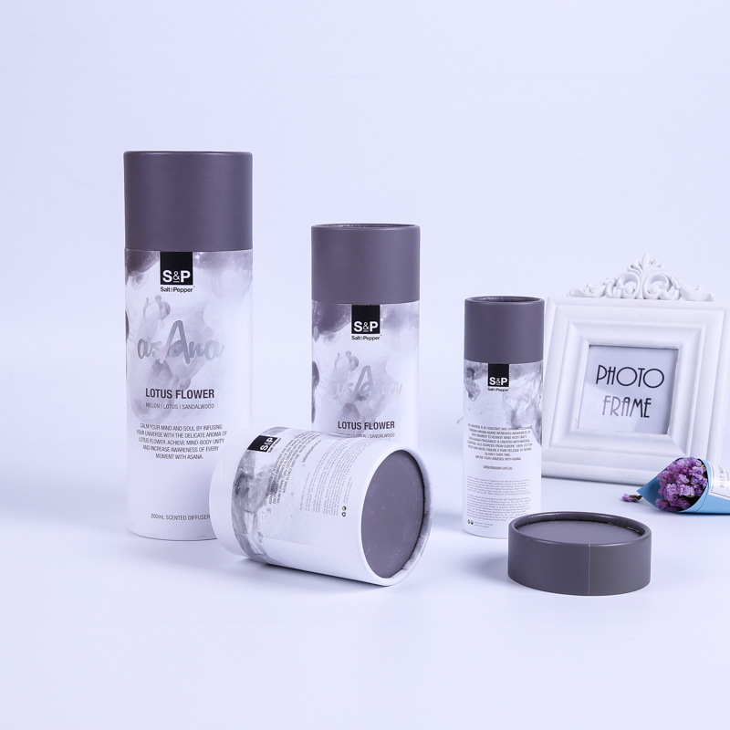 Durable 6.5x16cm Cylinder Paper Tube Packaging Moistureproof
