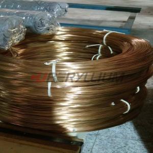 Quality UNS No C17500 Cuco2be Beryllium Bronze Wire Thickness 0.8mm Copper Wires wholesale
