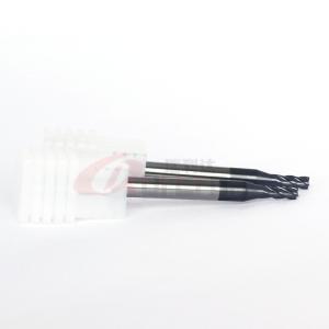 Quality 1/16&quot; 3/32&quot; 2.5mm Flat Nose End Mill Carbide Cutter HRC50 4 Flutes wholesale