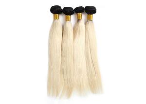 Quality 1B Blonde 613 Color Brazilian Hair Weft Ombre Color Human Virgin Hair Weave 12&quot; to 26&quot; wholesale
