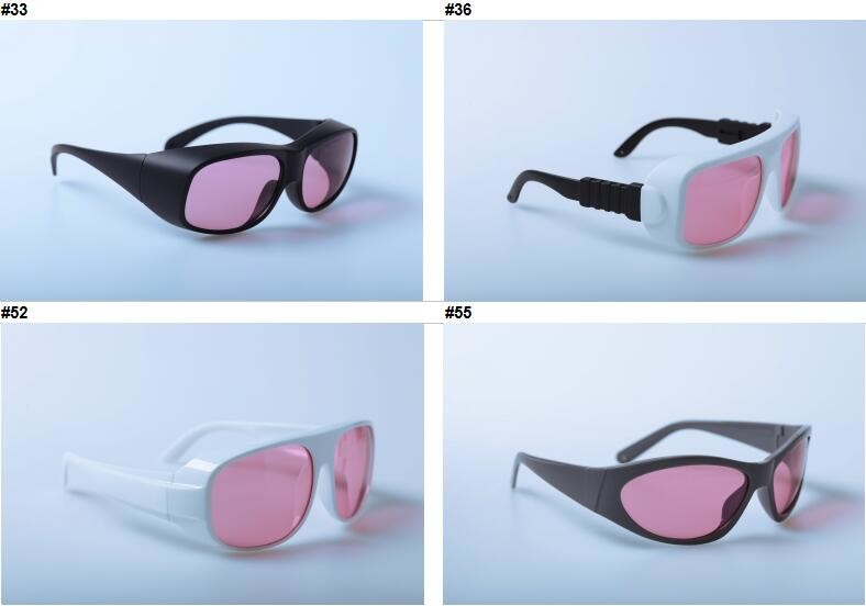 CE EN207 Fiber Laser Safety Glasses For Alexandrite 808nm Diodes