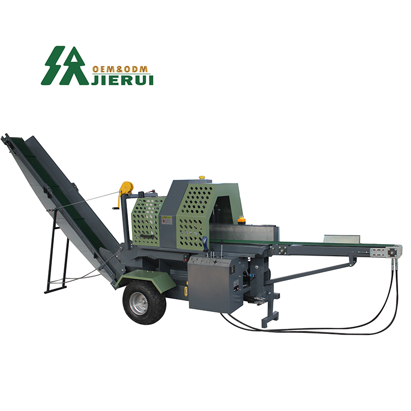Automatic Firewood Processor Electric Motor Wood Splitter For Construction Works