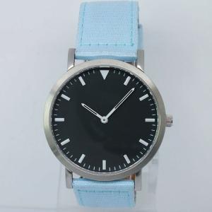 Quality Newest fashion stainless case , nylon strap watch,nylon watches 2014-light blue wholesale