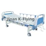 ABS Blue Headboard Two Cranks Manual Nursing Bed Medical Equipment