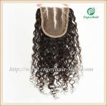 Lace top closure 5''x5''brazilian virgin hair natural color wave 10''-24''L