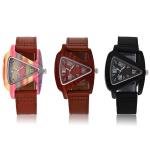 Women Wooden Wrist Watch Black Ladies Quartz Watches Female Bamboo Leather