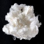 Raw White Viscose Staple Fiber Flame Retardant 5D 64mm Super A Grade