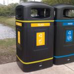 Public 10L To 50L large outdoor Smart Garbage Bins