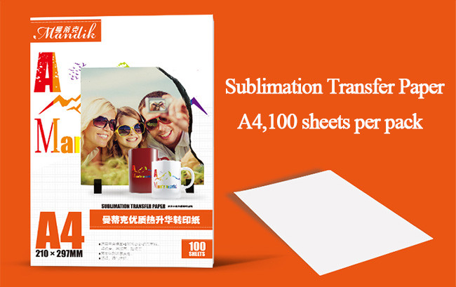 A4 Sublimation Transfer Printing Inkjet Heat Transfer Paper