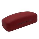 Red 164mm Metal Glasses Case With Logo Printing