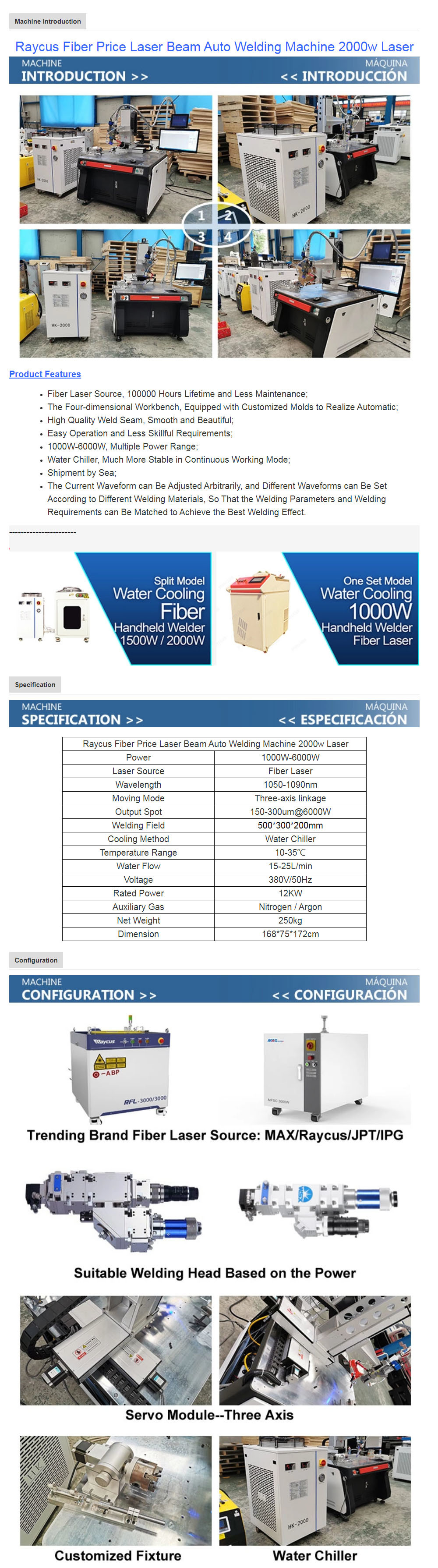 1500w Fiber Continuous Laser Welding Machine Automatic Square Lithium Battery Pack Aluminum