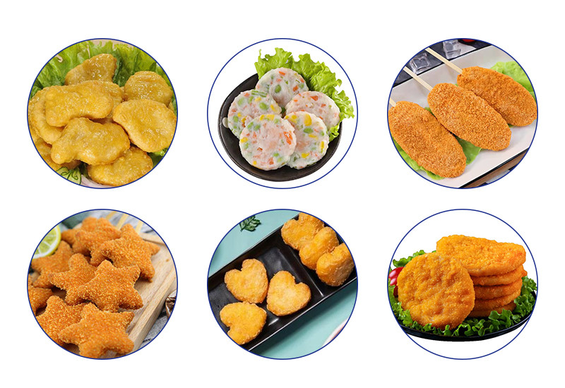 Automatic Meat Pie Burger Patty Chicken Nuggets Processing Machine Making Machine