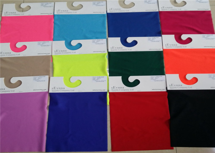Soft FDY Recycled Nylon Fabric Solid Colors With 40 Denier Spandex