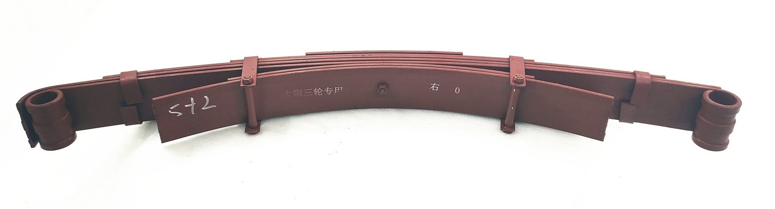 5 2 pcs Red Hard Steel Leaf Spring for Universal Motorcycle Tricycle Parts OEM