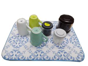 Quality Microfiber Dish Drying Mat Sublimation Printing Small Size Dish Mat wholesale