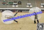 Customized Popular Clear TPU Bubble Ball Football Hand Printing