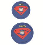 Superman Competitive Barbell Pieces , Combination Barbell Pieces Gym PU Coated