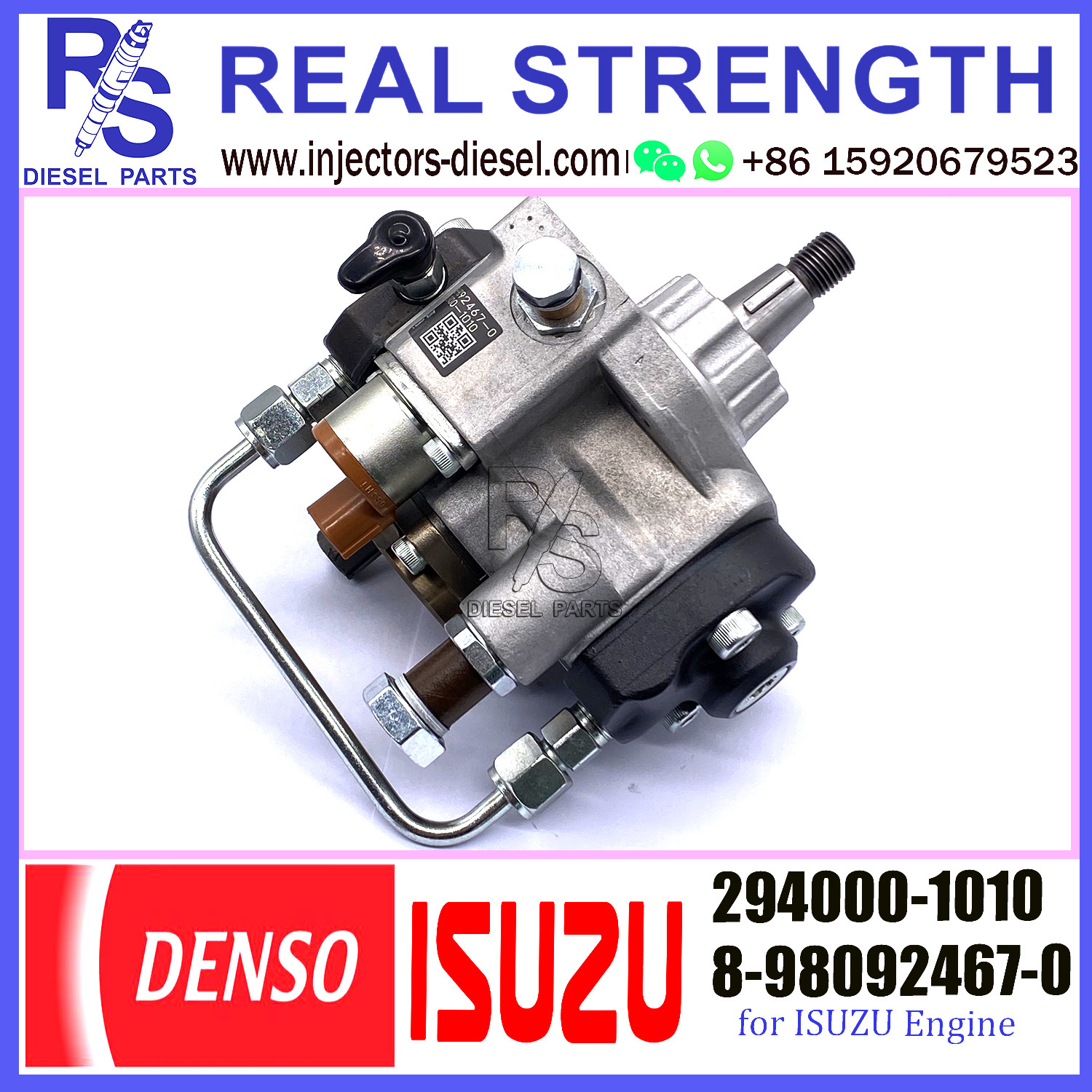 Diesel Engine Fuel HP3 pump 294000-1010 8-98092467-0 For ISUZU engine DENSO pump 294000-1010 8-98092467-0