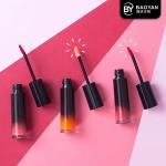 Professional Shimmer Lip Gloss , Coral Liquid Long Wear Glossy Lipgloss