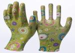 Durable Nylon Yarn Fully Coated Nitrile Gloves , Breathable Nitrile Gloves