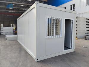 Quality Galvanized Steel Foldable Container Homes , Powder Coating Prebuilt Container Homes wholesale