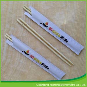 Quality Disposable 20cm Round Bamboo Chopsticks Eco Friendly For All Age wholesale
