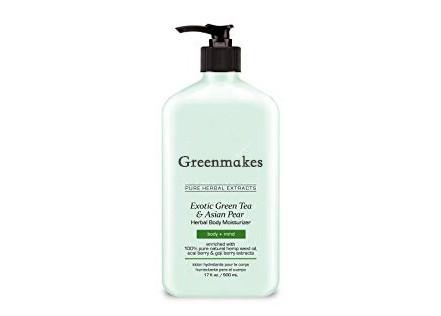 Green Tea / Asian Pear Skin Care Lotion Moisturizer Herbal Body Lotion For Dry