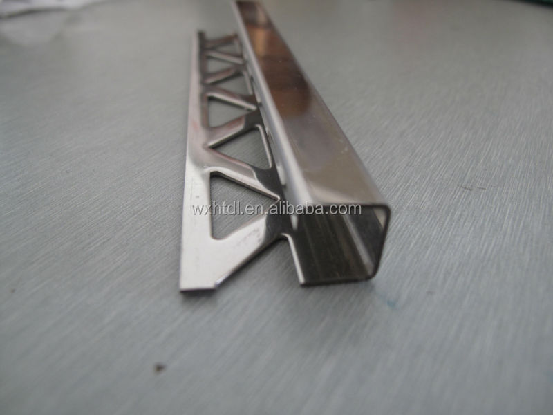 Custom 316 Stainless Steel Trim Profile Flat With Protection Film 2.5m Length