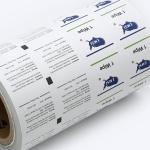 China factory custom logo food grade diamond silver aluminum foil food wrapping
