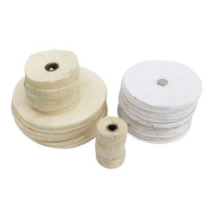Quality Metal stainless steel polishing and grinding consumables round hole white cloth non-woven wholesale