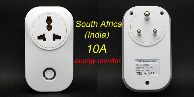 Smart WiFi Power Plug Outlet Socket with 2PCS USB Port App Control Timer Function Compatible with Amazon Alexa Google