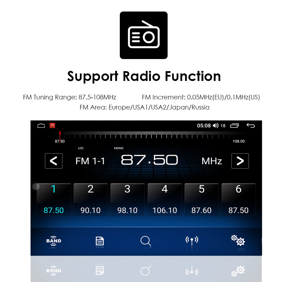 Carditai Android 10 QLED Car Audio 2 32G Head Unit with Built-in GPS and 9/10inch Screen