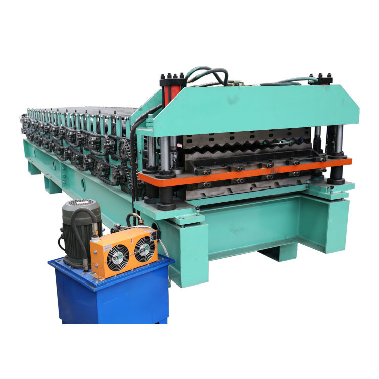 High Speed Double Layer Roll Forming Machine Steel And Galvanized Material